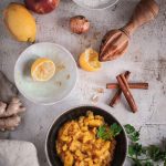 Chutney in einer Schüssel serviert