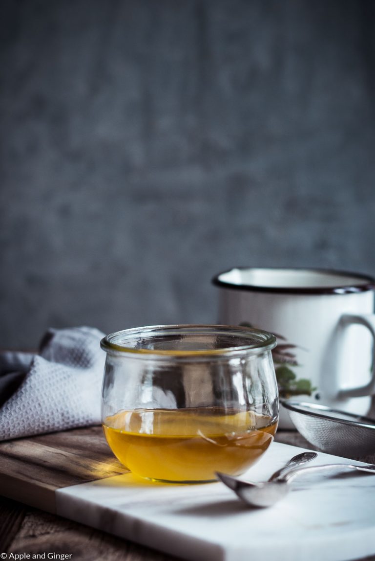 So gesund ist Ghee Tipps zum selber machen Apple and Ginger